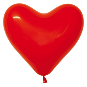 Bioloons Herzballon Rot (30cm) - Frei von Schadstoffen