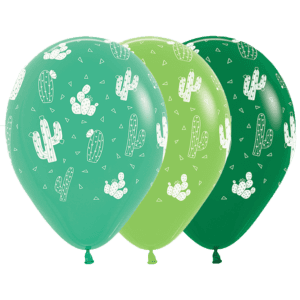 Bio Luftballon Kakteen biodegradable