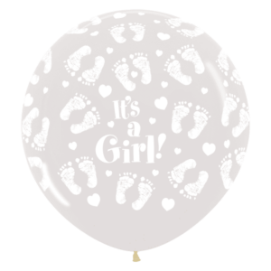 Bioloons Riesenballon Kristallklar It's a Girl