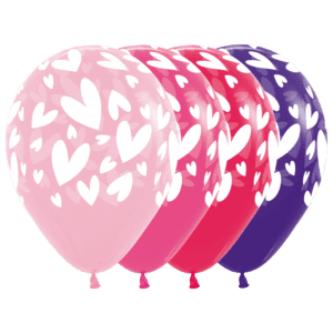 Luftballon Moderne Herzen Liebe biodegradable