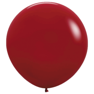 Bio-Luftballon 60 cm kirschrot