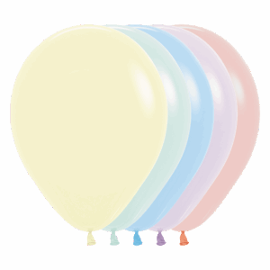 Bioloons Bio Öko Luftballon Pastell Mischung 50 Stk. 38cm biodegradable biologisch abbaubar