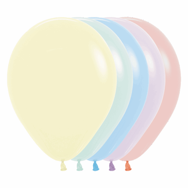 Bioloons Bio Öko Luftballon Pastell Mischung 50 Stk. 38cm biodegradable biologisch abbaubar