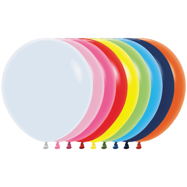 Bioloons Bio Öko Luftballon bunte Mischung 25 Stk. 60cm