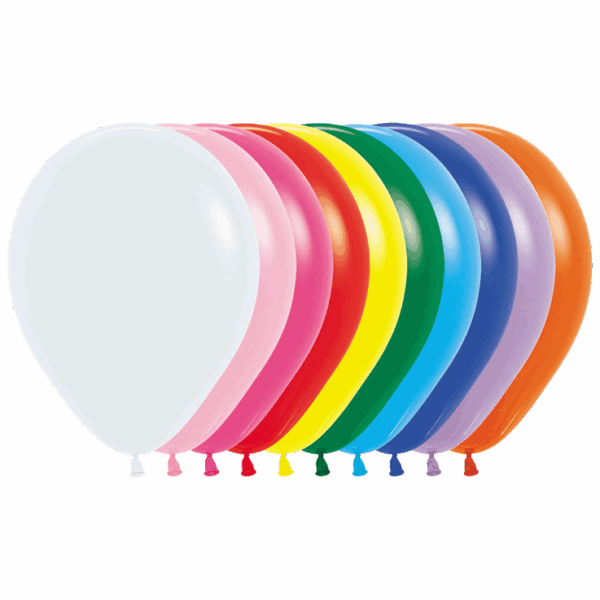 Bioloons Bio Öko Luftballon bunte Mischung 50 Stk. 12cm
