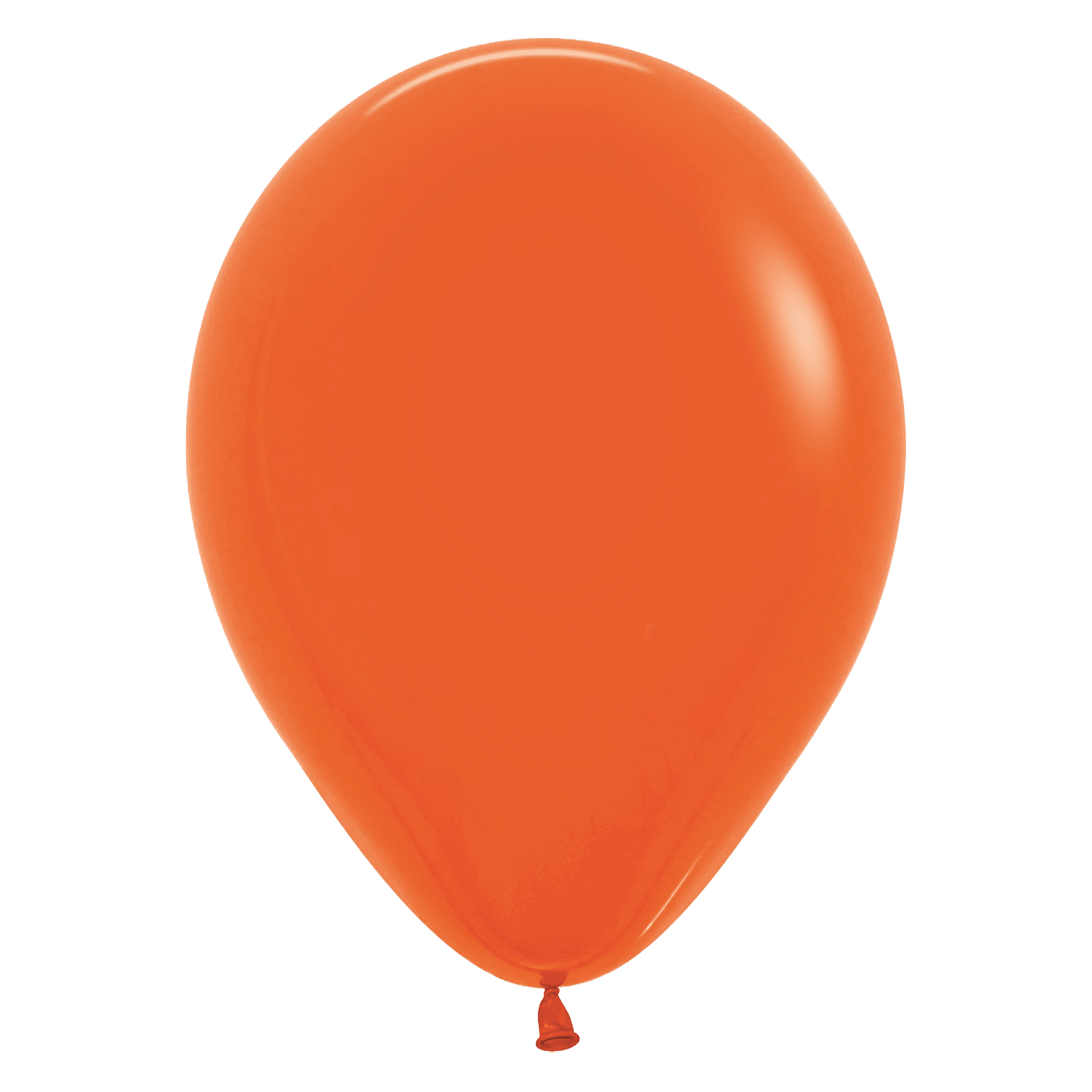 Bioloons Rundballon Orange (30cm) - plastikfrei verpackt