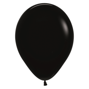 Bioloons Rundballon Schwarz (30cm) - Frei von Schadstoffen
