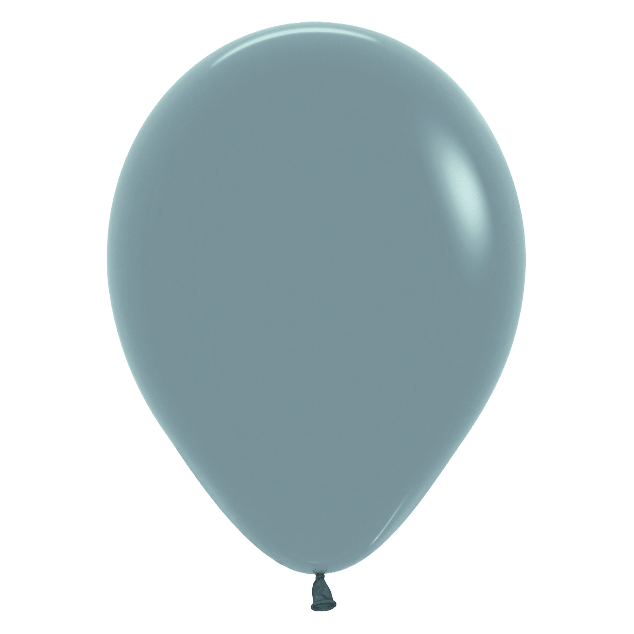 Bioloons Rundballon Creme Blau (30cm) - 100% Naturlatex