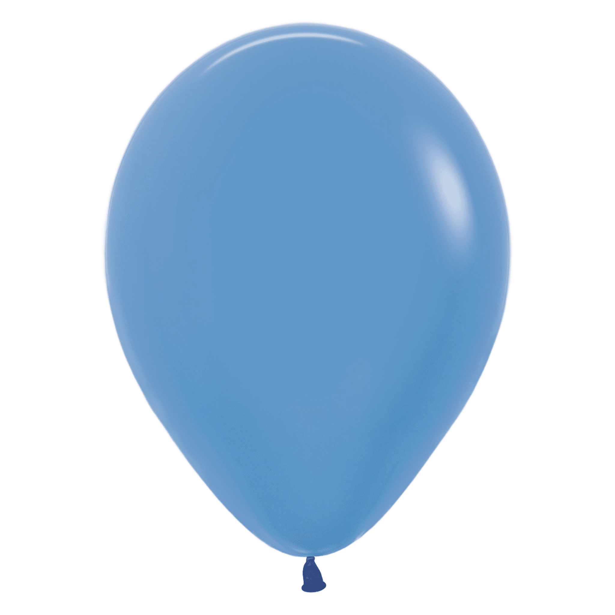 Bioloons Rundballon Neon Blau (30cm) - plastikfrei verpackt