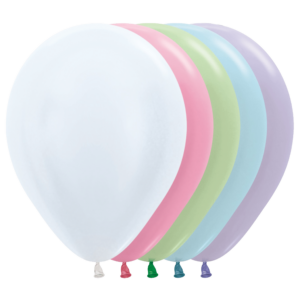 Bioloons Rundballon Samt Mischung (30cm) - für Dekorationen