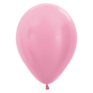 Bioloons Rundballon Samt Rosa (30cm) - 100% Naturlatex