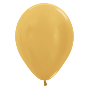 Bioloons Rundballon Gold Metallic (30cm) - Premium Qualität