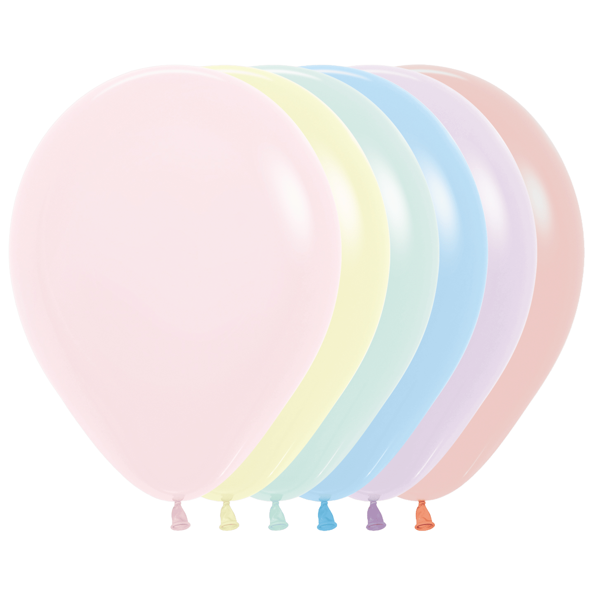 Bioloons Rundballon Pastell Mischung (30cm) - Frei von Schadstoffen