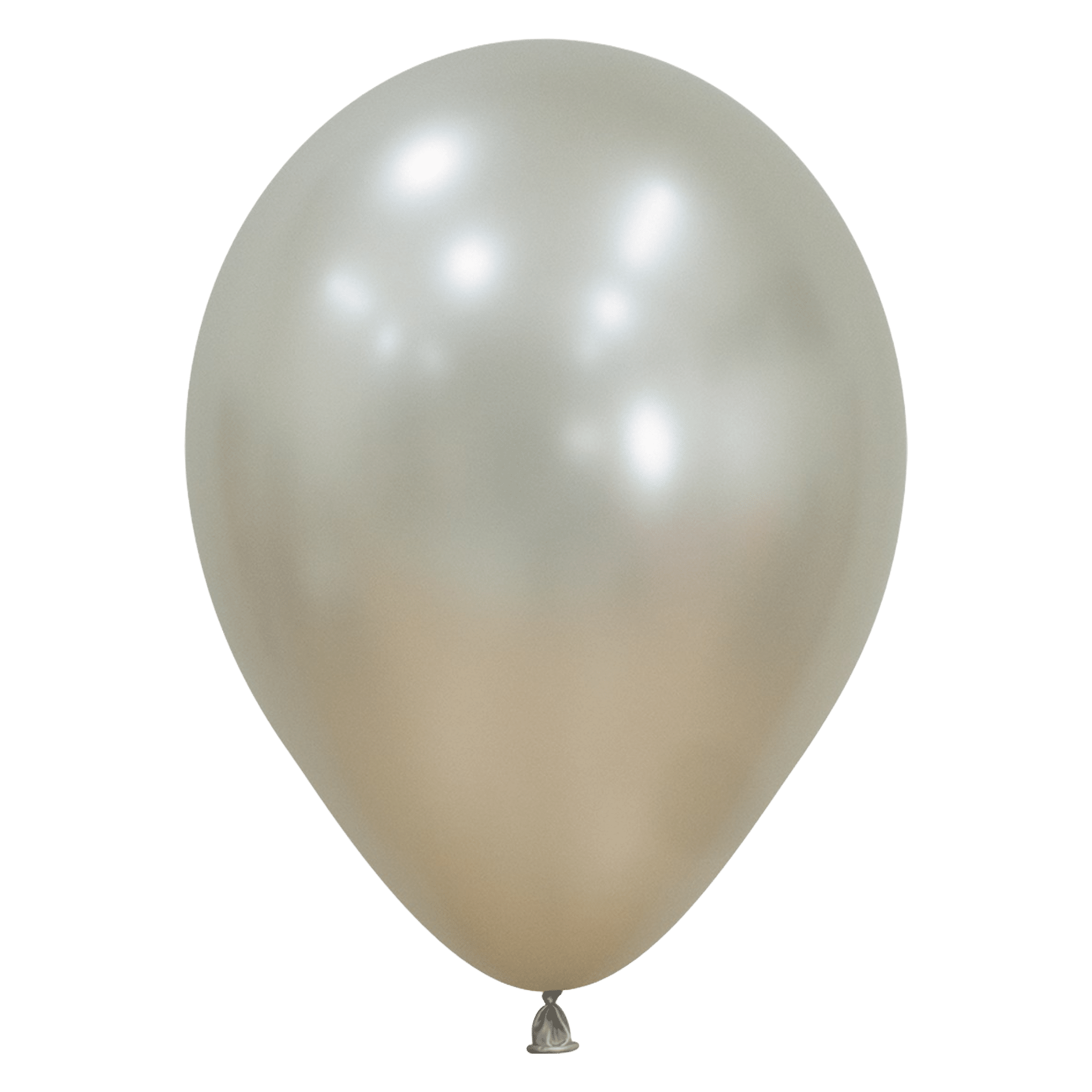 Bioloons Rundballon Creme Perle seidenmatt (30cm) - TÜV-zertifizierte Qualität