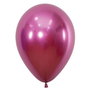 Bioloons Rundballon Chromglanz Pink (30cm) - biologisch abbaubar