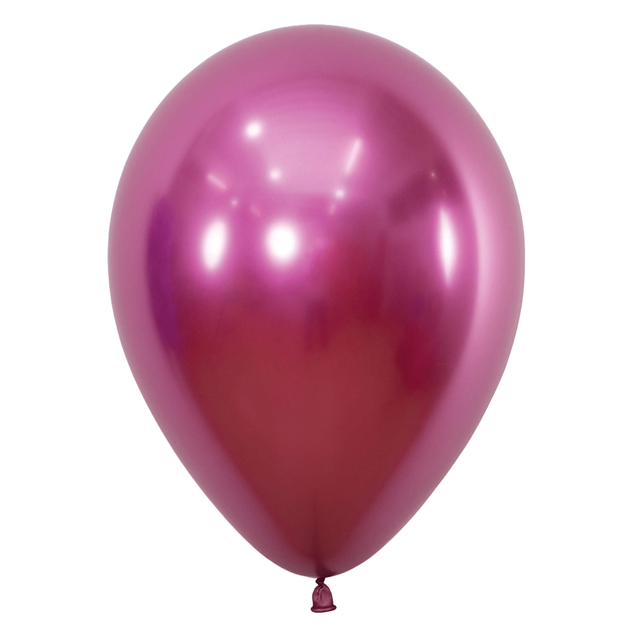 Bioloons Rundballon Chromglanz Pink (30cm) - biologisch abbaubar