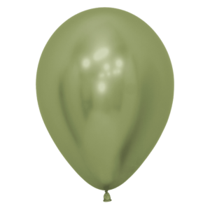 Bioloons Rundballon Chromglanz Grün (30cm) - Frei von Schadstoffen