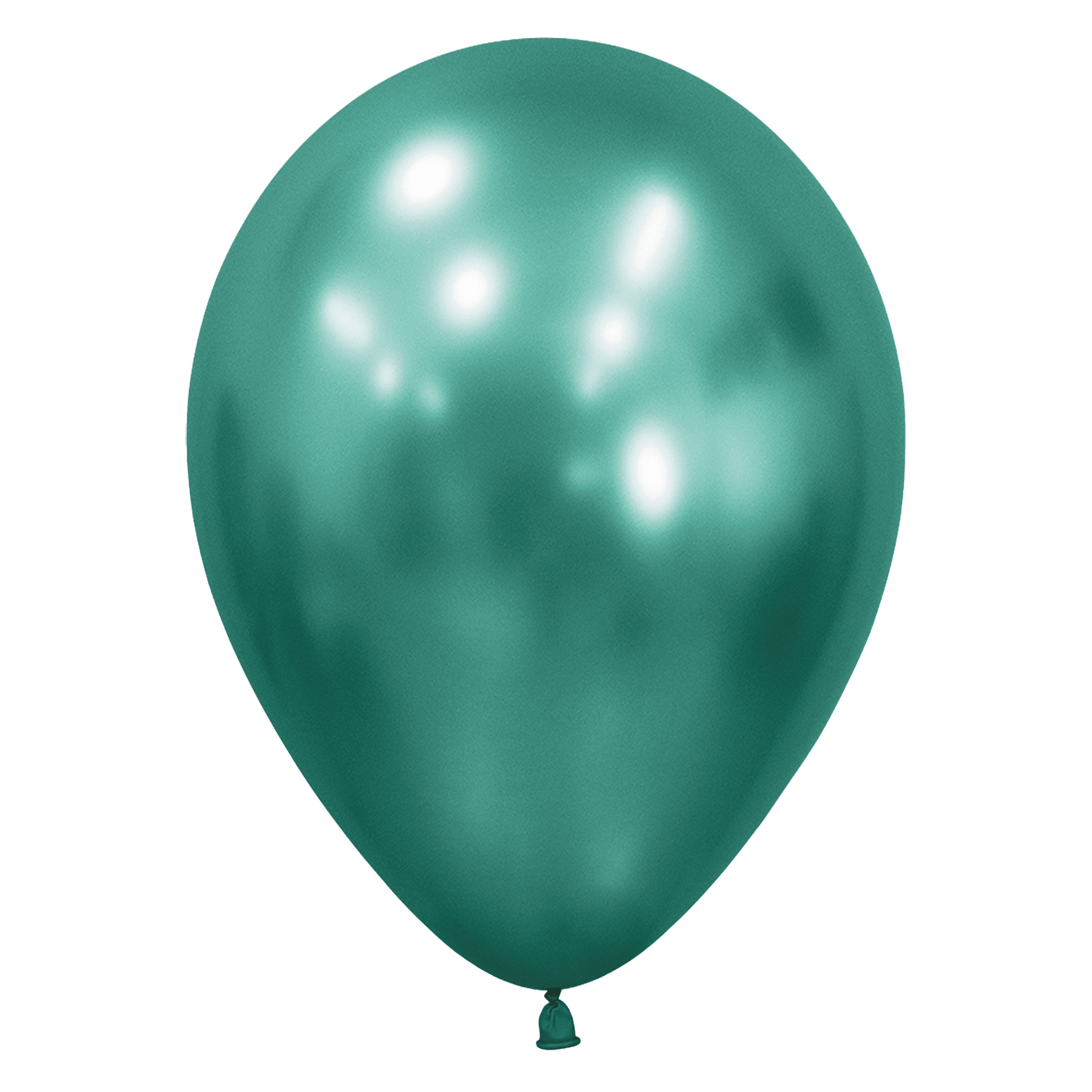 Bioloons Rundballon Chromglanz Aurora Grün (30cm) - plastikfrei verpackt