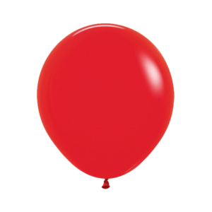 Bioloons Rundballon Rot (45cm) - 100% Naturlatex