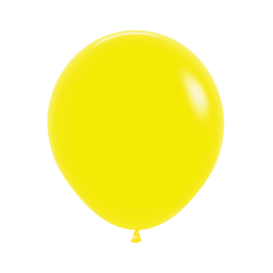 Bioloons Rundballon Gelb (45cm) - 100% Naturlatex