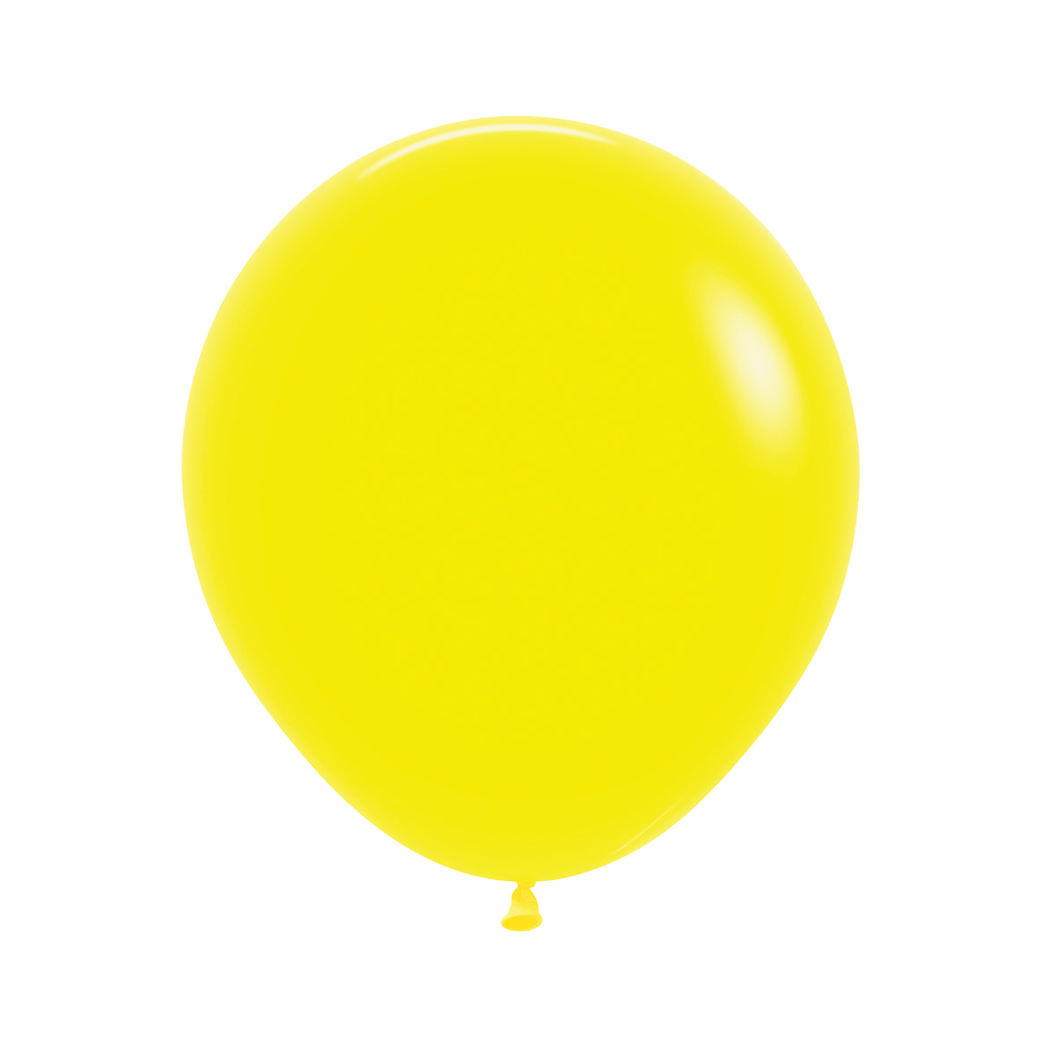 Bioloons Rundballon Gelb (45cm) - 100% Naturlatex
