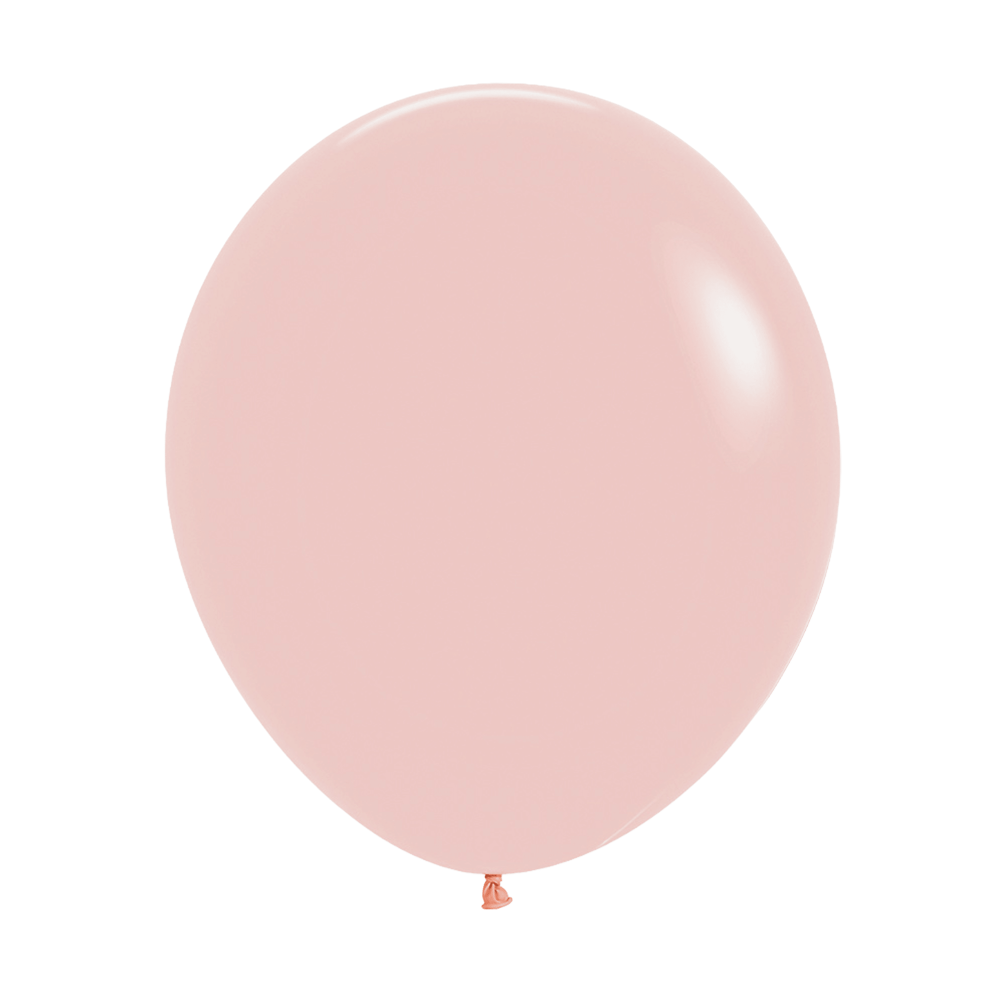 Bioloons Rundballon Pastell Melone (45cm) - plastikfrei verpackt