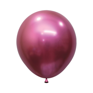 Bioloons Rundballon Chromglanz Pink (45cm) - Frei von Schadstoffen