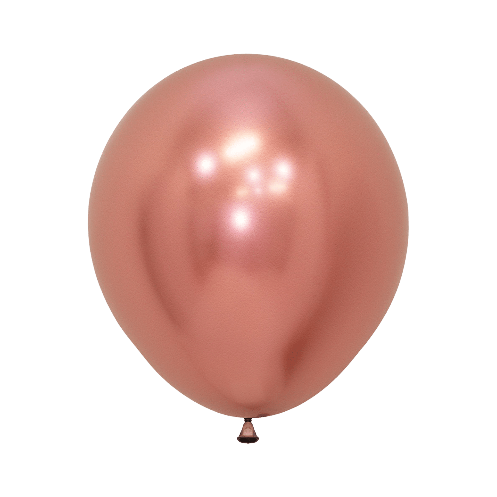 Bioloons Rundballon Chromglanz Roségold (45cm) - Frei von Schadstoffen