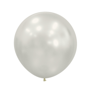 Bioloons Riesenballon Weiße Auster seidenmatt (60cm) - 100% Naturlatex