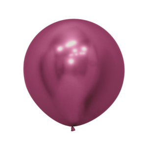 Bioloons Riesenballon Chromglanz Pink (60cm) - Frei von Schadstoffen