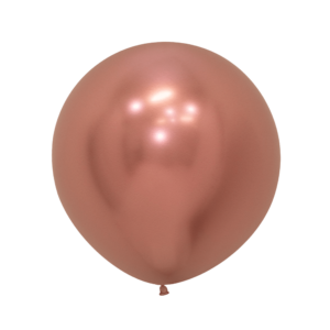 Bioloons Riesenballon Chromglanz Roségold (60cm) - biologisch abbaubar