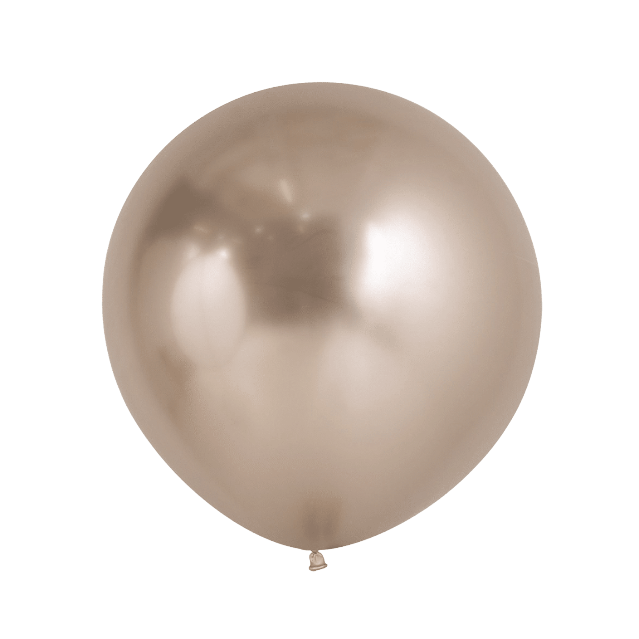 Bioloons Riesenballon Chromglanz Champagner (60cm) - plastikfrei verpackt
