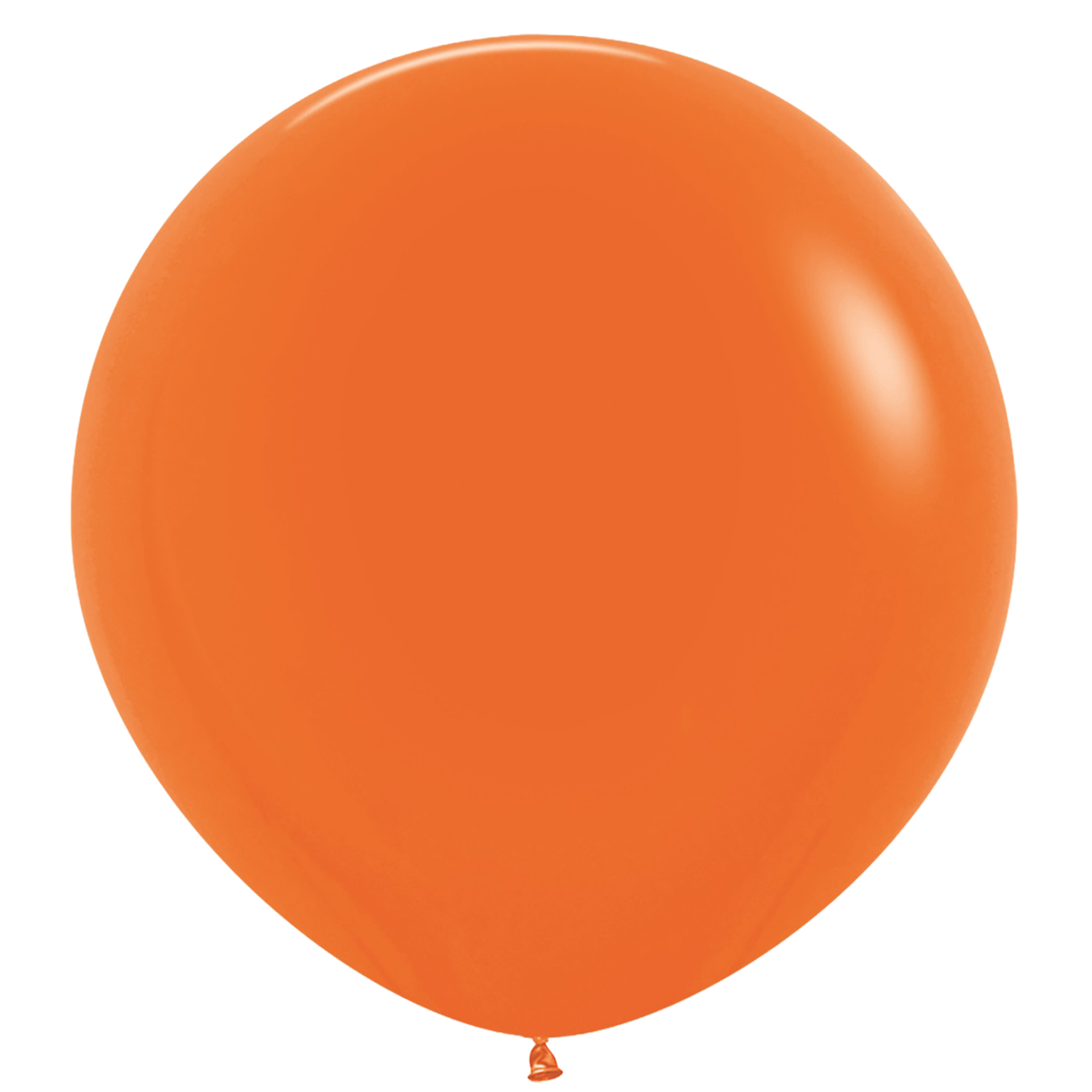 Bioloons Riesenballon Orange (90cm) - plastikfrei verpackt