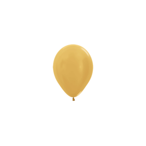 Bioloons Mini-Ballon Gold Metallic (12.5cm) - Nachhaltige Deko