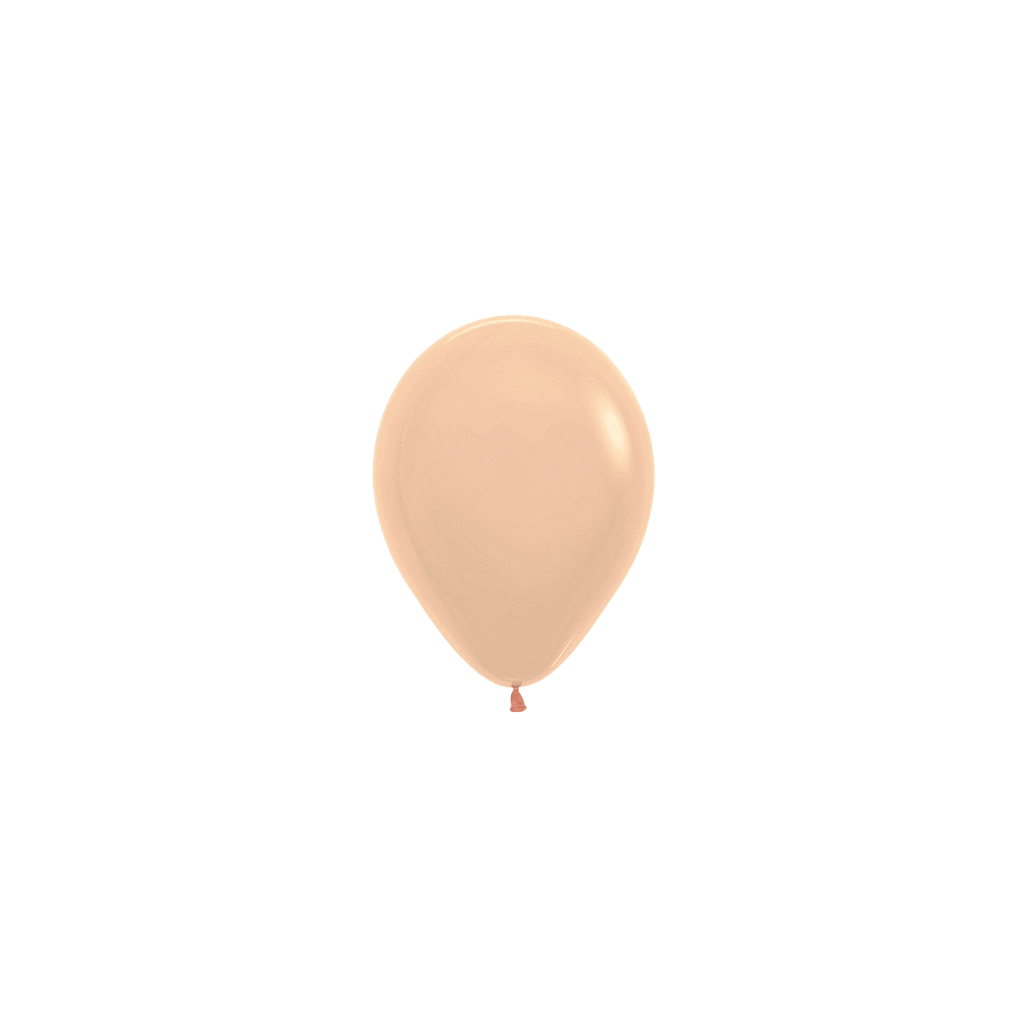 Bioloons Mini-Ballon Pastell Pfirsich (12.5cm) - TÜV-zertifizierte Qualität