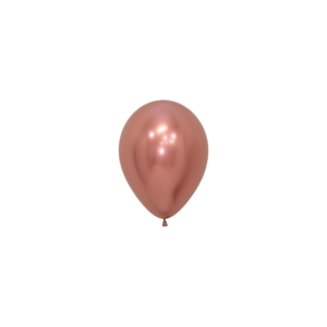 Bioloons Mini-Ballon Chromglanz Roségold (12.5cm) - 100% Naturlatex