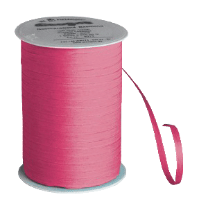 Luftballon-Halteband Bio-Kräuselband Pink