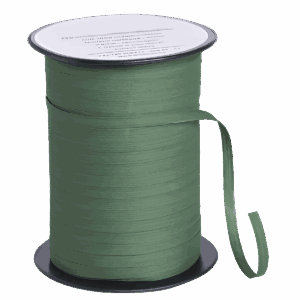 Luftballon-Halteband Bio-Kräuselband Tannengrün