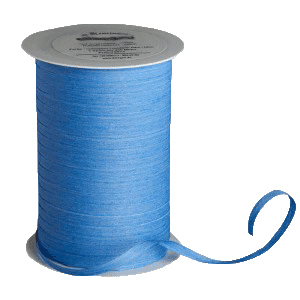 Luftballon-Halteband Bio-Kräuselband Hellblau