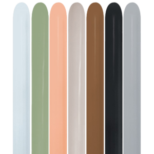 Bioloons® Modellierballon 260 Naturton Mischung – 100 Stück