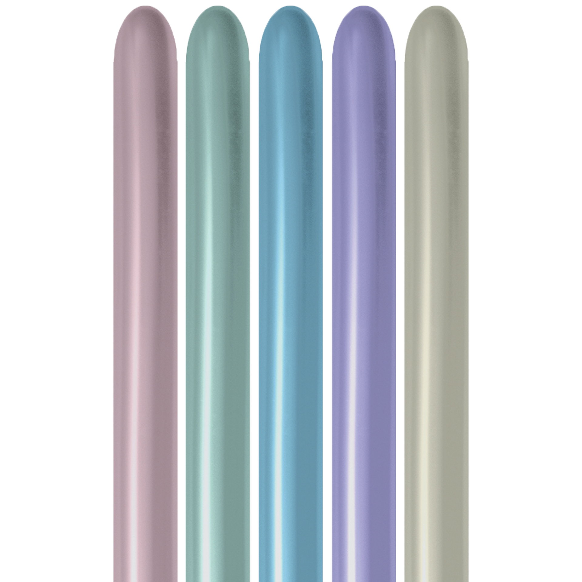 Bioloons Modellierballon Seidenmatt Mischung (5cm) - 100% Naturlatex