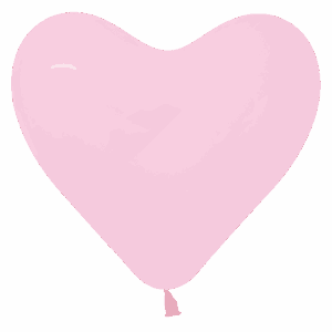 Bioloons Herzballon Rosa (30cm) - TÜV-zertifizierte Qualität