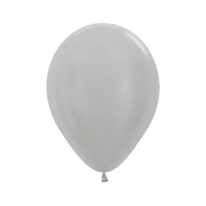 Bioloons® Luftballon 25cm Samt Silber