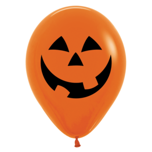 Bioloons Rundballon Orange Grusel