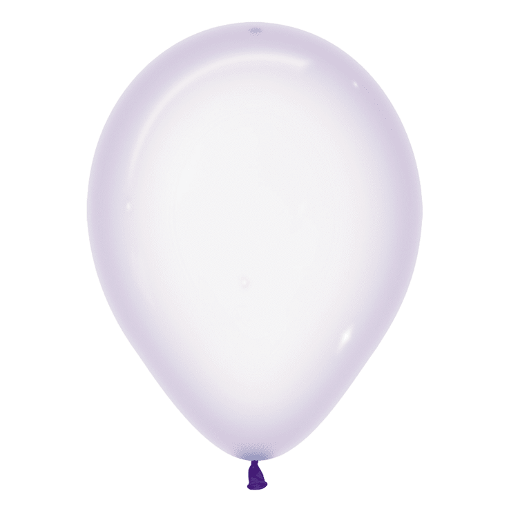 Bioloons Rundballon Kristall Flieder (30cm) - plastikfrei verpackt