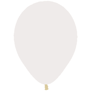 Bioloons Rundballon Kristallklar Herz (30cm) – ideal für Hochzeit - für Dekorationen