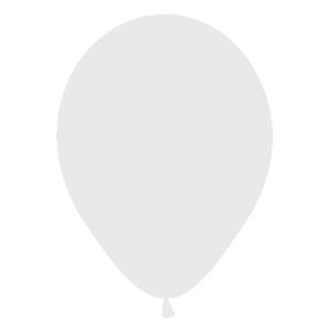 Bioloons Rundballon Samt Weiß Herz (30cm) – ideal für Hochzeit - Premium Qualität