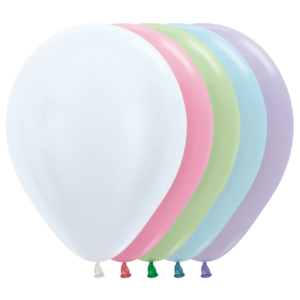Bioloons® Luftballon 30cm Samt Mischung – 50 Stück