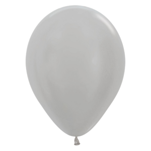 Bioloons® Luftballon 30cm Samt Silber