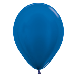 Bioloons® Luftballon 30cm Blau Metallic